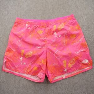 North Face Mens 2XL XXL Pink RUn Limitless Lined Elastic Waist Graphic Print